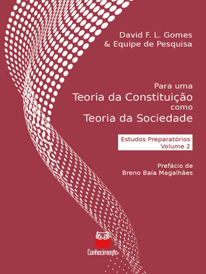 cover image of Para uma Teoria da Constituição como Teoria da Sociedade